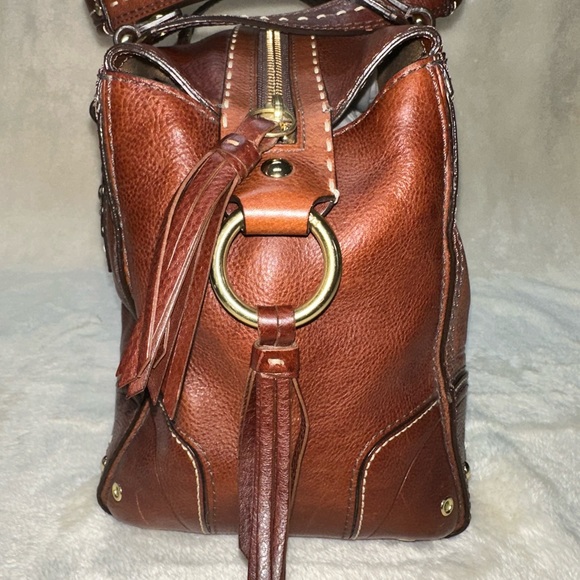 EUC Coach Hamptons Leather Satchel Style Number 10555 - Picture 5 of 15